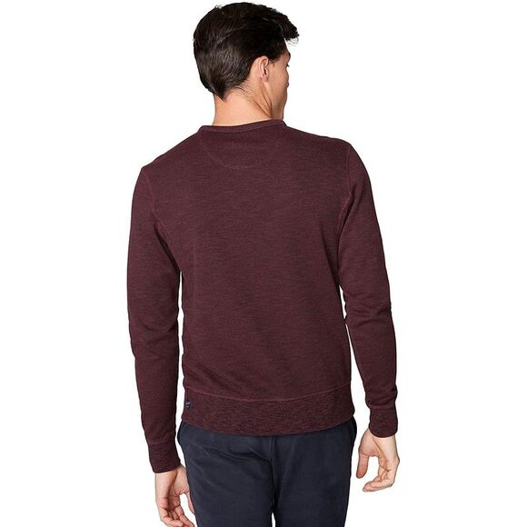 Good Man Brand Mens Victory V-Notch Sweatshirt Small Wine - NWT $128 - Picture 4 of 5